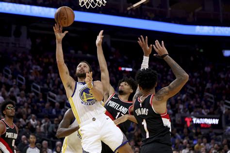 Golden State Warriors vs Portland Trail Blazers Dec 17, 2023.